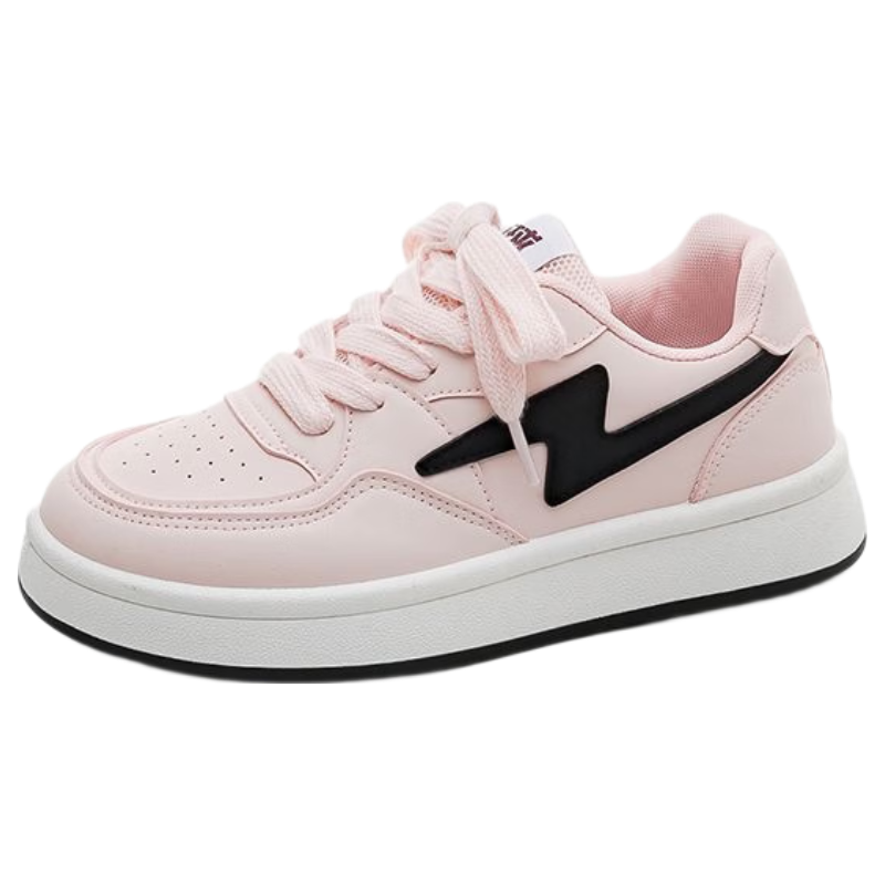 Global Lightning White Sneakers 2026 Spring Trendy Versatile Fashion Campus Lightweight Casual Women’s Ins Korean Style Shoes