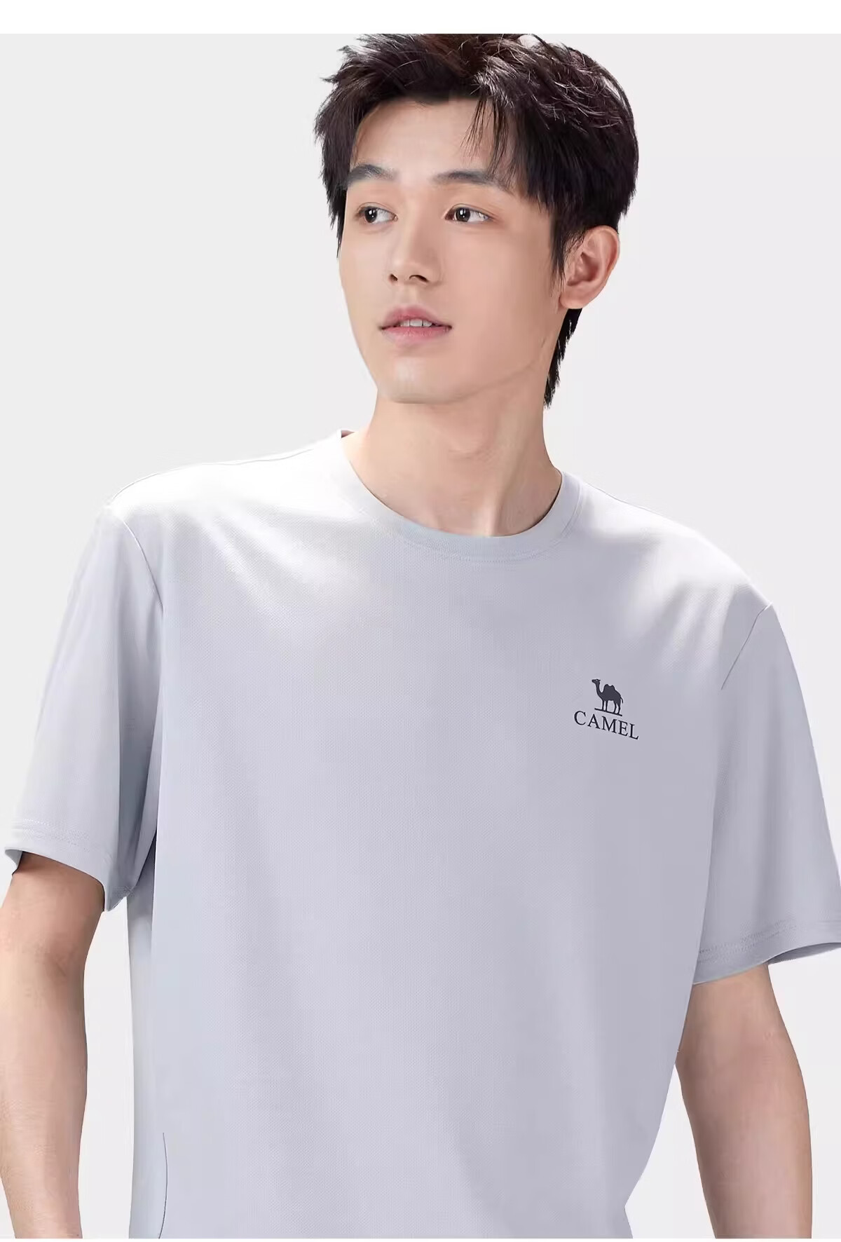 CAMEL Outdoor Quick-Dry T-Shirt Women 2026 Spring Summer New Short Sleeve Breathable Sweat-Absorbing Refreshing Hiking Sports Shirt Men K039 17