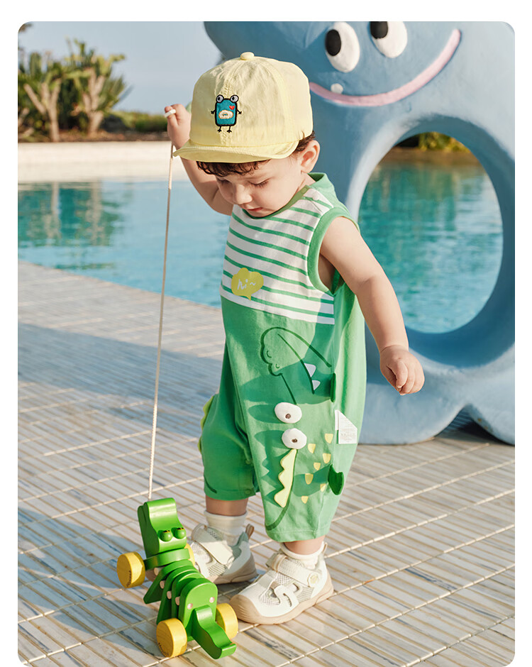 BALABALA Children's Clothing, Baby Romper, Newborn Onesie, Outdoor Baby Clothes, 2026 New Summer Style, Cute Animal Desig 18