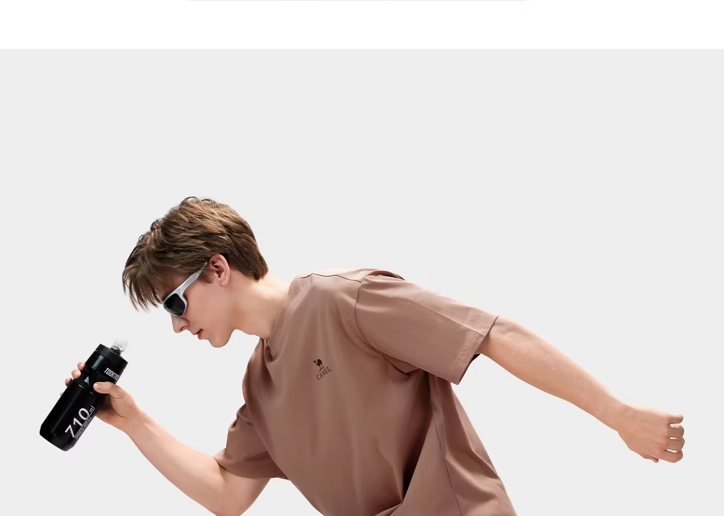 CAMEL Outdoor Quick-Dry T-Shirt Unisex Spring Summer 2026 Short Sleeve Breathable Sweat-Absorbing Cotton Hiking Mountaineering Sports Top 9032 38