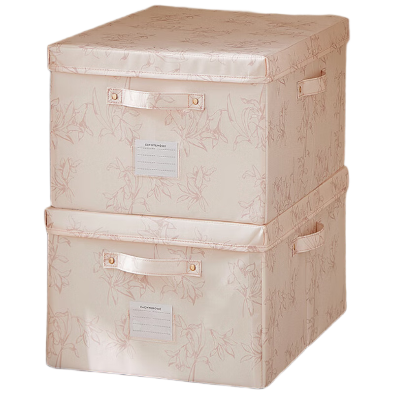 EACHY Foldable Clothes Storage Box, 18L Peter Blue, 1 Pack