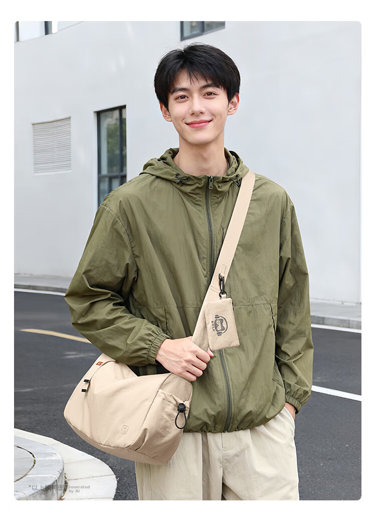 GOLF Men's Casual Shoulder Bag Crossbody Bag Unisex Waterproof Lightweight Cycling Sports Bag for Phone and iPad 22
