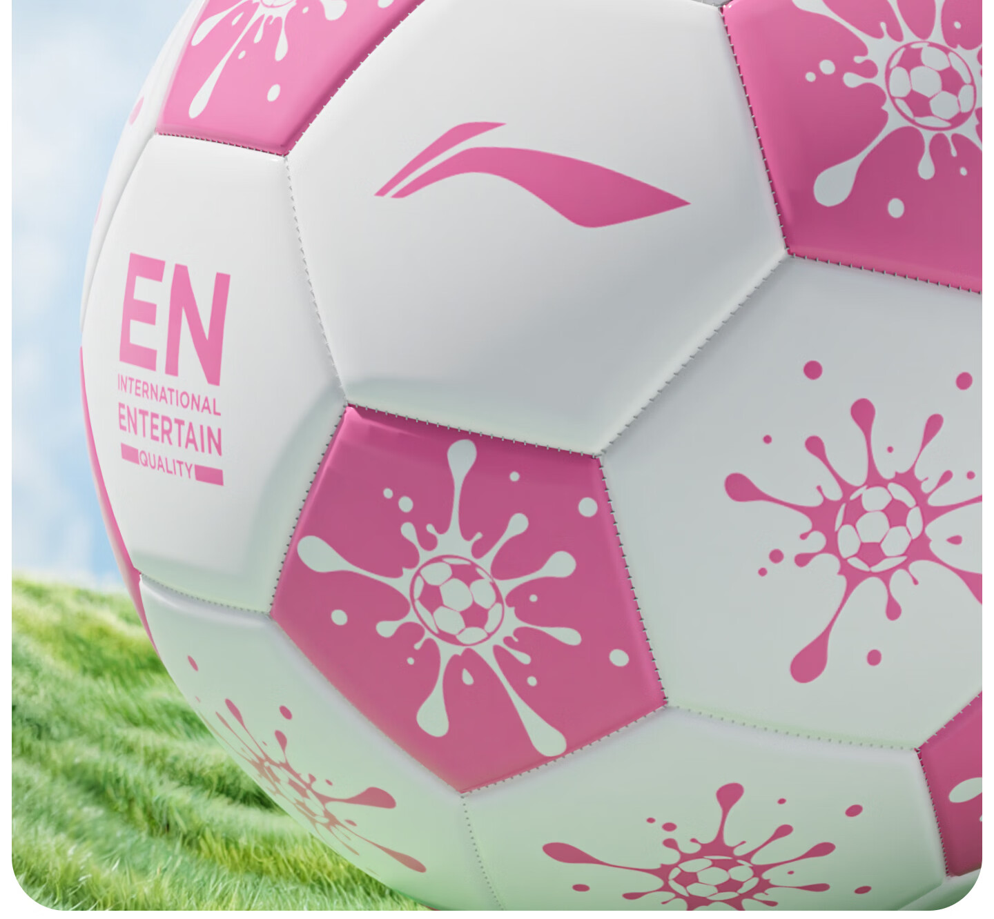 Li-Ning No.4 Football for Children and Primary School Students, Ages 3-6-12, Standard Match and Training Ball for Middle School Entrance Exam, Youth Soccer Ball 17