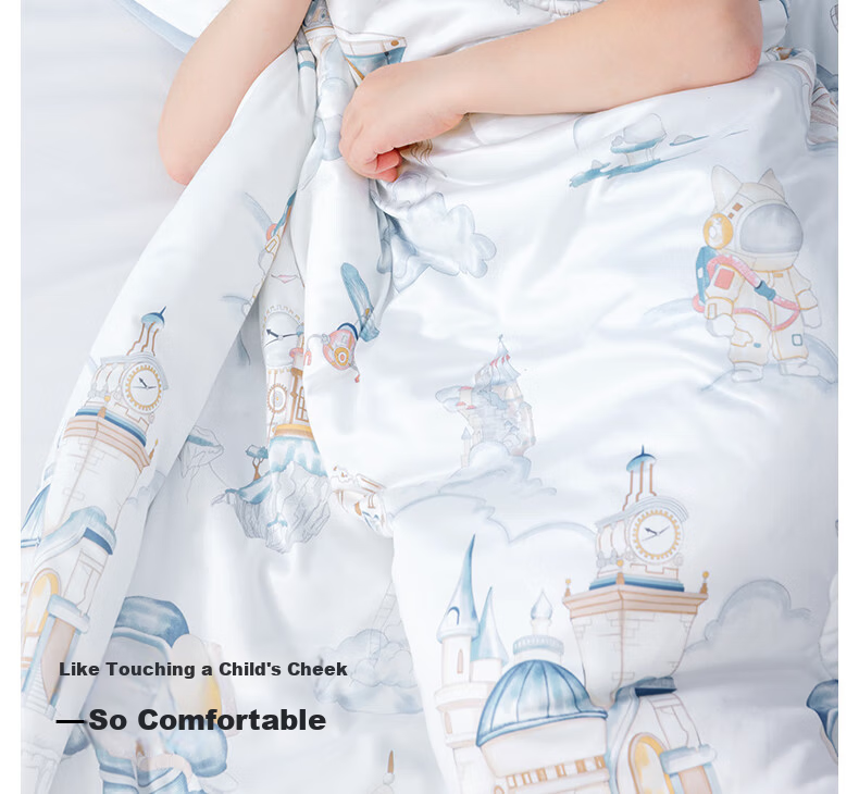 Betis Children's Summer Cooling Quilt Baby Blanket Four Seasons Universal Baby Kindergarten Air Conditioning Quilt Forest Adventure 150×120cm 13
