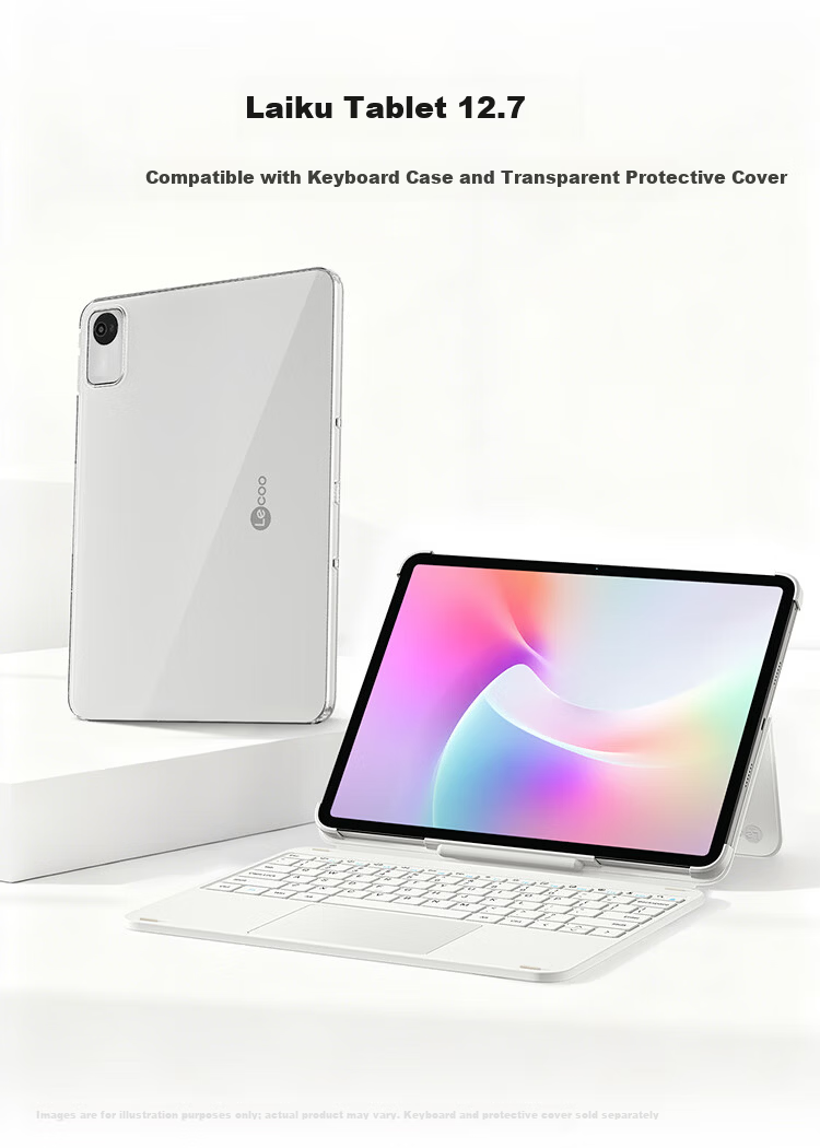 Lenovo Tablet Laiku Pro 12.7 [Exchange Only, No Repair] Eye Protection Ultra-Clear High Refresh Large Screen 8-Core Powerful CPU 10200mAh Large Battery 8+256GB WIFI Frost Silver 12