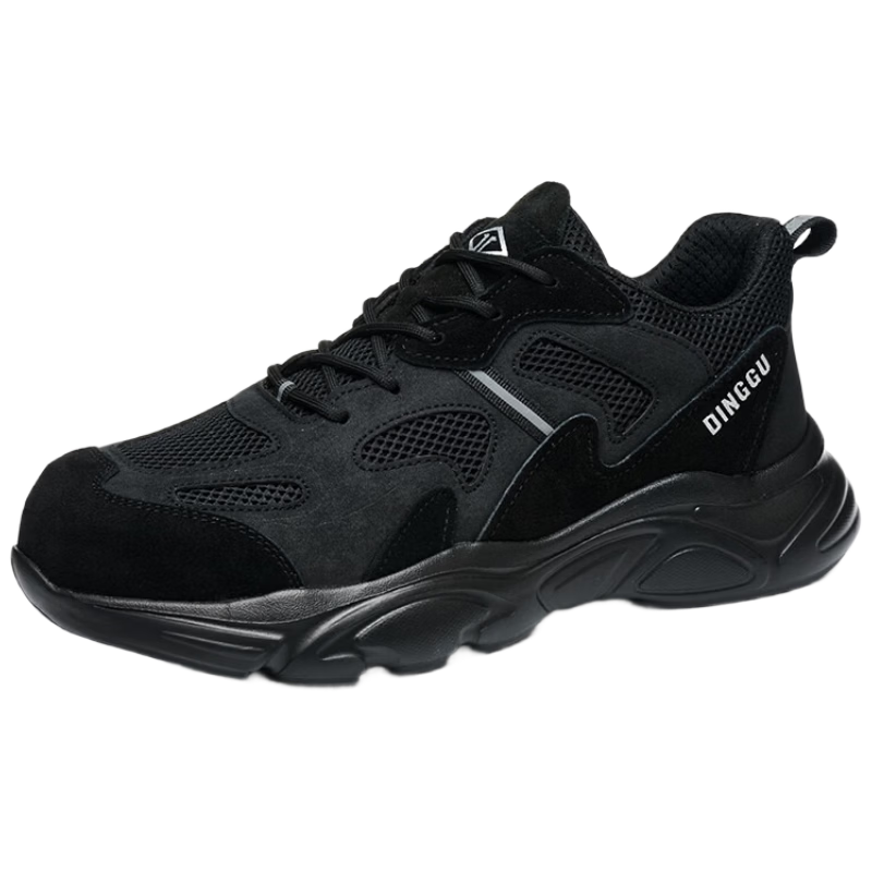 Dinggu Men's Safety Work Shoes Steel Toe Anti-Smash and Puncture Resistant JD1589Bhui38