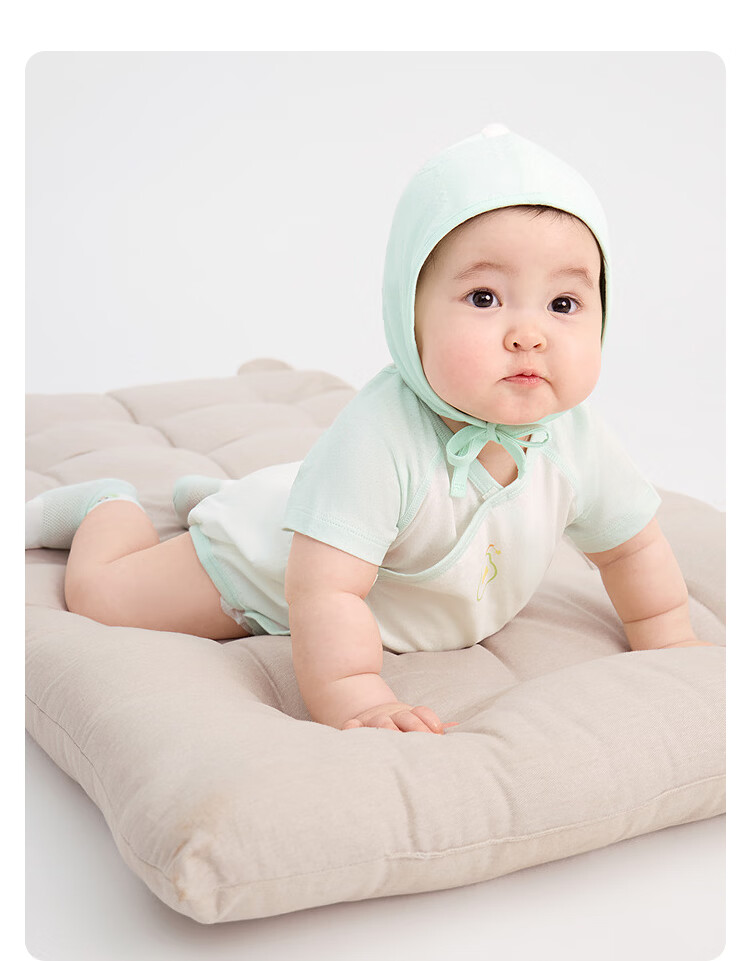 Balabala【balaOne】Kids Baby Triangle Shirt Romper 2026 Summer Two-Piece Set Fresh 29