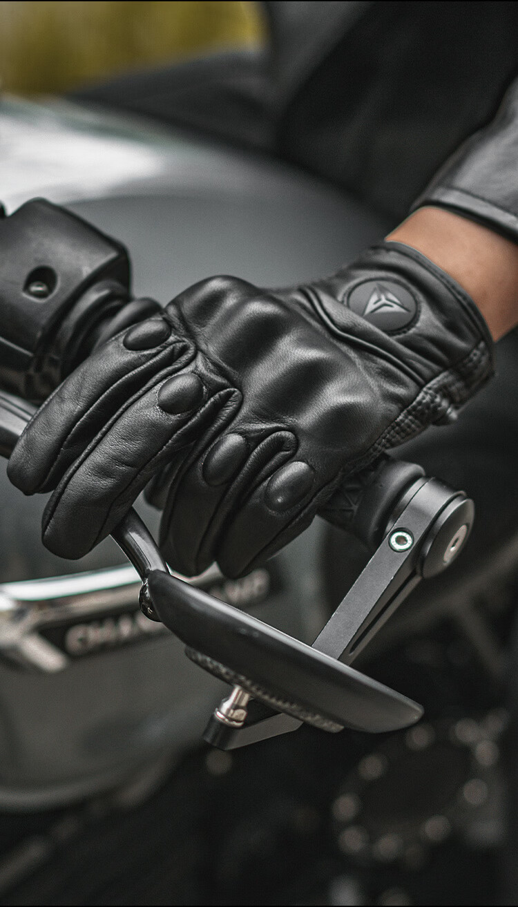 MOTOWOLF Motorcycle Gloves Riding Gloves Anti-Fall Genuine Sheepskin Summer Breathable Motorbike Off-Road Full Finger Unisex Four Seasons 11