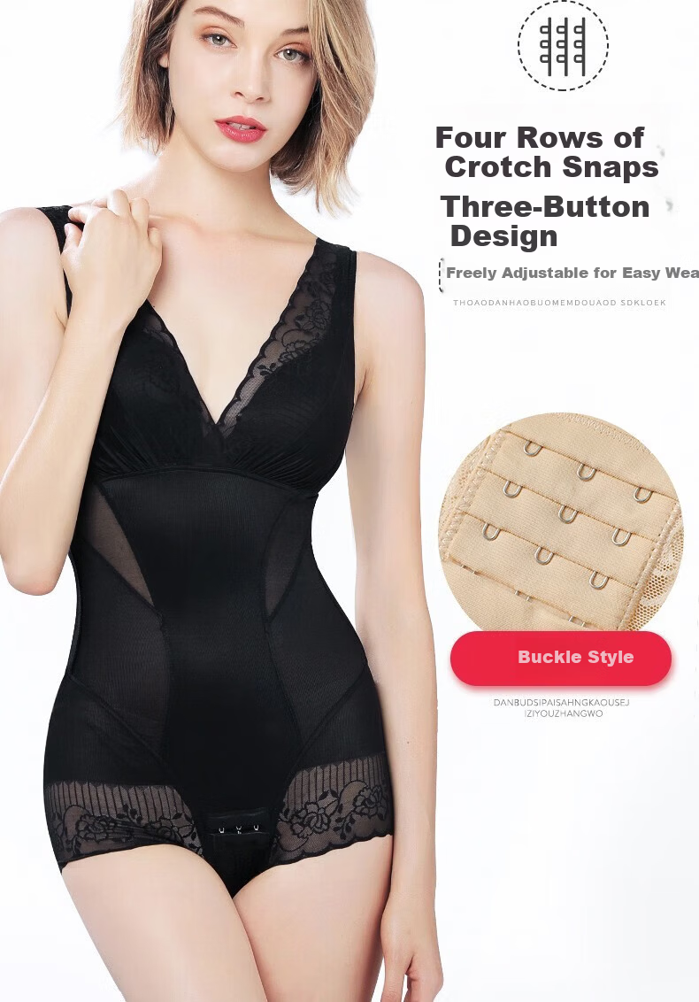 KJ Slimming Bodysuit Thin Hip-Lifting Body Shaping Abdomen Control Postpartum Waist Trainer Yoga Pants Shapewear Sportswear 5