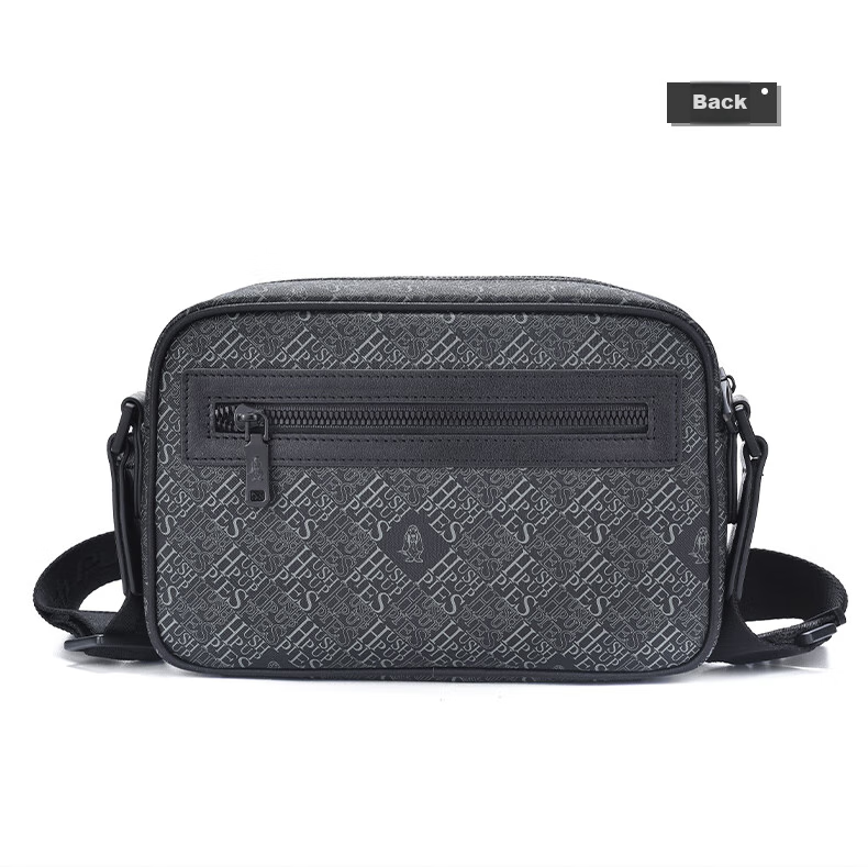 Hush Puppies Shoulder Bag for Men, Printed Simple Casual Crossbody Bag, Large Capacity PVC Shoulder And Crossbody Bag, Checkers Series 20