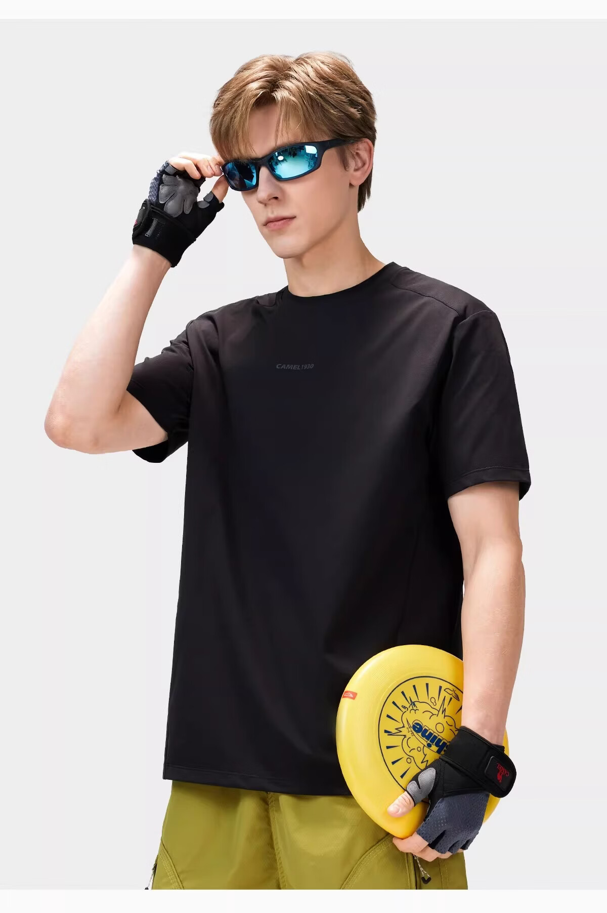 CAMEL Outdoor Quick-Dry T-Shirt Women Summer 26 Short Sleeve Original Yarn Cooling Breathable Hiking Mountaineering Sun Protection T-Shirt Men 1053 18