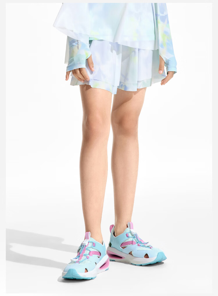 Moodytiger Fairy Family Girls' Quick-Dry Cool Summer High-Waist Lightweight Breathable Sports Skirt 23