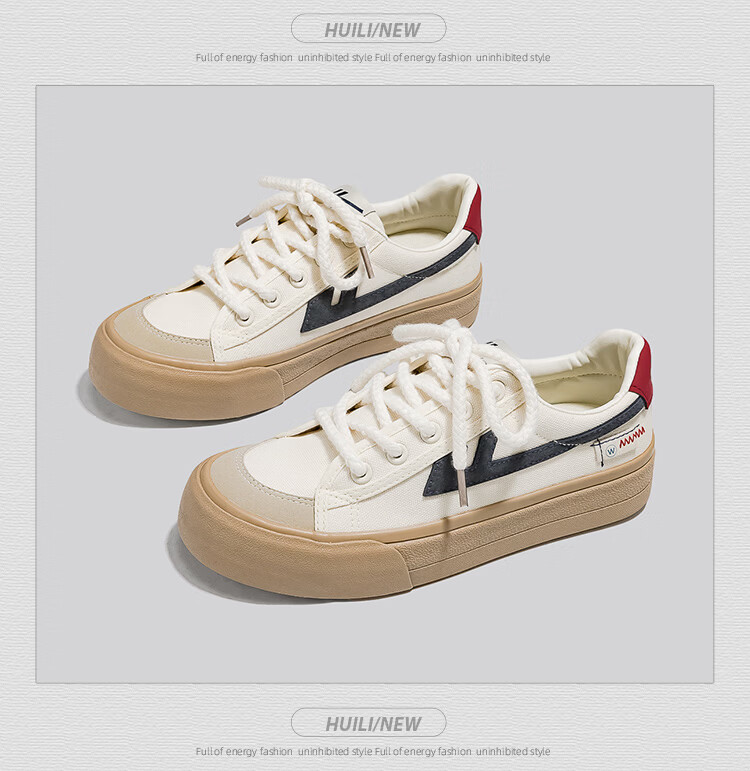 Warrior Canvas Shoes Women 2026 Spring New Fashion Thick Sole Versatile White Sneakers Ladies Skate Shoes 581 Pink 37 14