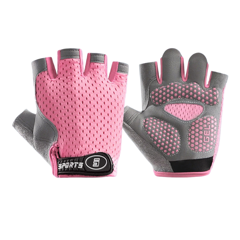 Ousen Children's Cycling Gloves for Sports, Mountain Biking, Hiking, Pull-Ups, Rock Climbing, Outdoor Roller Skating, Half Finger Gloves for Boys And Girls