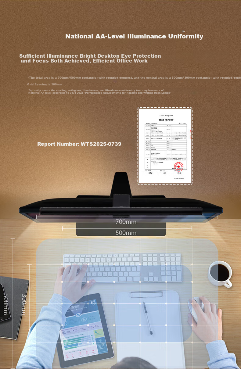 PHILIPS LED Screen Display Monitor Hanging Lamp Computer Curved Display Laptop Smart Blue Light Protection Desk Lamp [High CRI Ra98] 10W Length 550mm 16