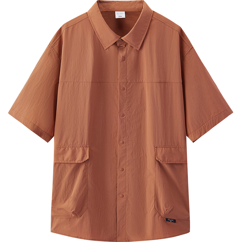 Semir Wang Anyu Marcus Collaboration Men's Short Sleeve Shirt 2026 Summer New UPF50 Sun Protection Top