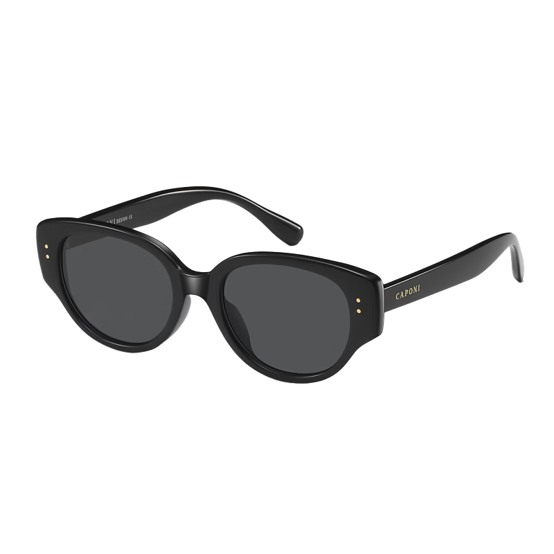CAPONI Cat Eye Sunglasses for Women, Polarized Sunglasses, Father's Gift for Boyfriend, Girlfriend Or Wife, Practical Eyewear Gift Box Set