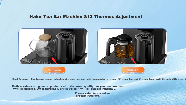Haier Little Star Tea Bar Water Dispenser Home High-End Living Room Electric Kettle Integrated Automatic Water Supply Bottom-Loading Water Bucket Fully Automatic Smart Tea Bar Cabinet Warm and Hot Mod 3
