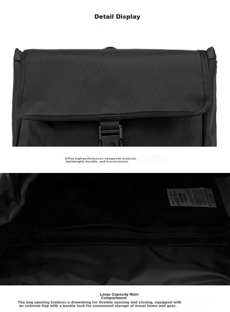 The North Face Light 29L Lightweight Backpack Unisex Outdoor Hiking Mountaineering Trail Travel Training Bag 8DJK 3