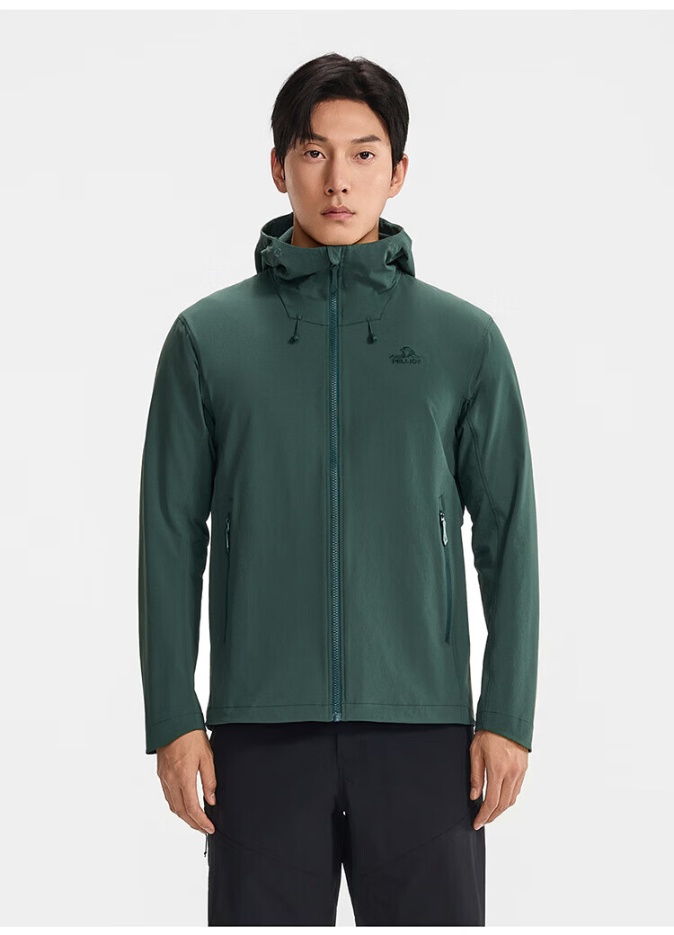 Pelliot [Wind Shield P26] Outdoor Softshell Jacket Unisex Spring CORDURA Abrasion-Resistant Hiking Coat 116106036 18