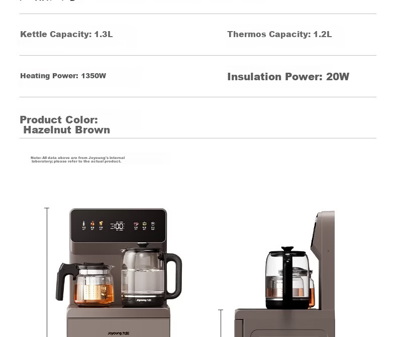 Joyoung Tea Bar Machine Fully Automatic Refill 316L Multi-Temperature Adjustable Electric Kettle JD Self-Operated Anti-Overflow Anti-Dry Boil Antibacterial Water Dispenser AH3226 35