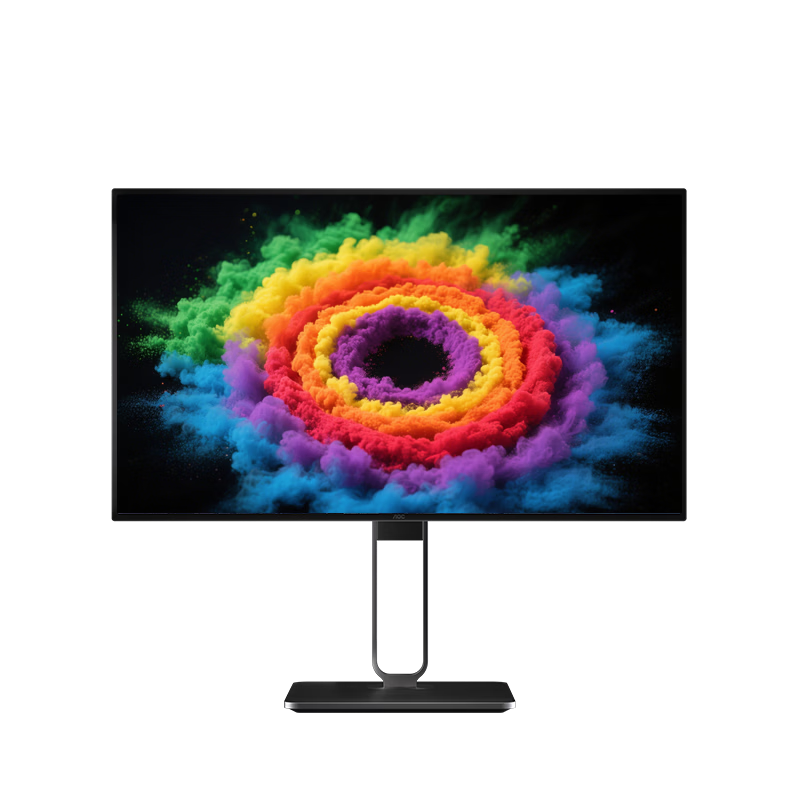 AOC 27-inch 4K Monitor Professional Designer Computer Display HDR400 Adjustable Height Swivel Eye-care Low Blue Light Desktop Laptop Extended Screen U27U2S