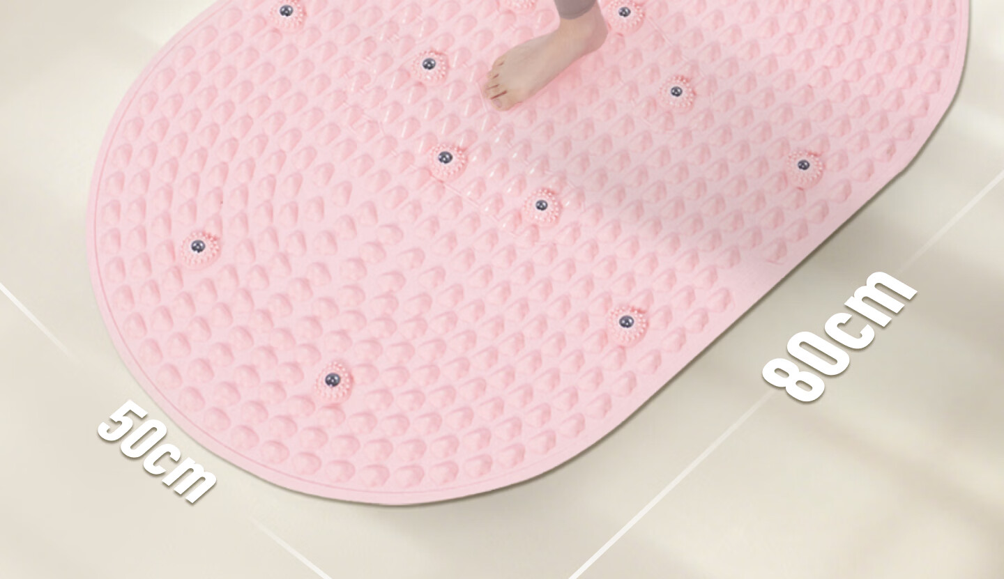 Keep Liquid Soft Silicone Acupressure Board Large Size Food Grade Ultra Slow Running Foot Massage Acupoint Toe Pressure Board Pro - Pink 9