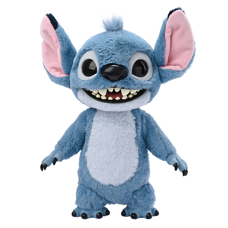 Disney Official 28cm Companion Edition Gift Box Set of Stitch, Trendy Figurine Display Piece, Birthday Gift