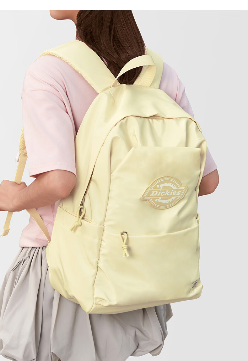 Dickies New Unisex Backpack Multi-Compartment Lightweight School Bag Large Capacity Outdoor Travel Bag Black 22