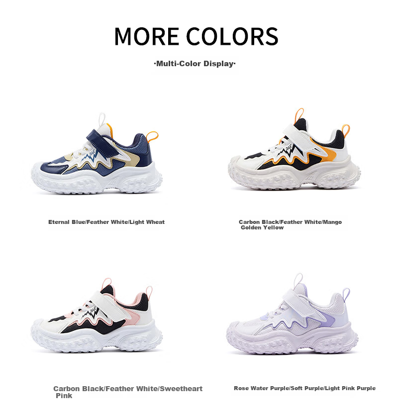 361° Kids Sports Shoes 2026 Spring Boys and Girls Toddler 3-7 Years Soft Elastic Durable Casual Running Shoes Purple Size 28 17