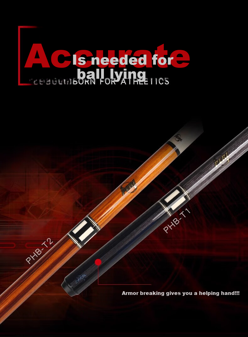 PERI Black 8-Ball Cue American 9-Ball Break Cue Chinese Professional Single Shot Cue Conqueror VR1-R (Rubber Grip) 4