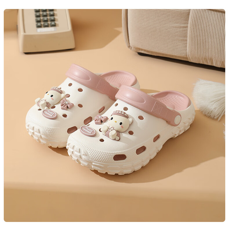 Cartelo Crocodile Women's Summer Tire Sole Hole Sandals Cute Beach Slippers Green 36-37 1739 9