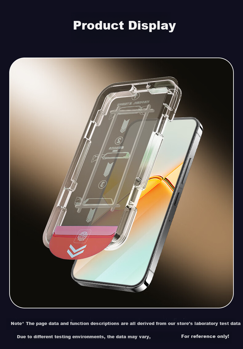 Kulefeng AR Anti-Reflective Tempered Glass Screen Protector for Honor Power2, Dust-Free Installation, Full Coverage, Ultra-Thin, HD, Anti-Drop, Anti-Fingerprint Gaming Screen Protector 2
