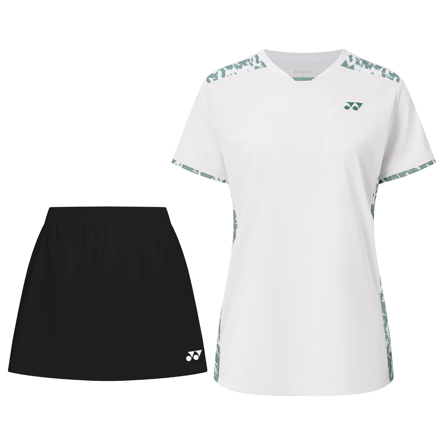 YONEX Badminton Apparel Competition Training Color-Changing Short Sleeve T-Shirt and Shorts Set 2100426BCR Ivory White M