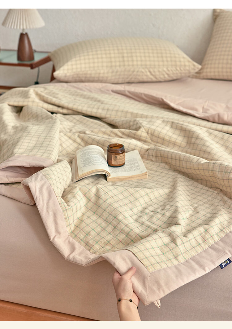 Dohia Home Textile 100% Cotton Summer Quilt A-Class Xinjiang Cotton Air-Conditioned Thin Blanket 203x229cm 9