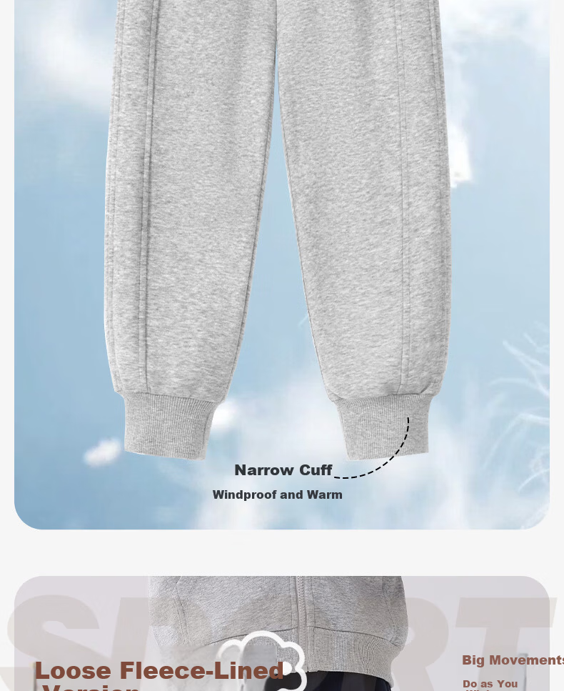 Baleno Boys Pants 2026 Spring Autumn New Boys Casual Sweatpants Children's Sports Jogger Trousers Trendy 5