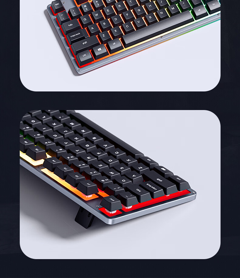 HP K500Y Mechanical Feel Wired Silent Membrane 104-Key Keyboard for Gaming, Office, and Study Compatible with Laptop and Desktop, High-Quality Side-Engraved Peripheral 20