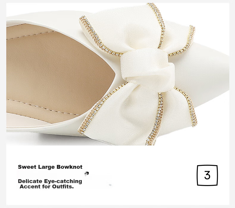 HLA Women's Elegant Commuter Low-Cut Bow Soft Sole Slip-On Flats HDADXW1CEN198 Beige Size 36 9
