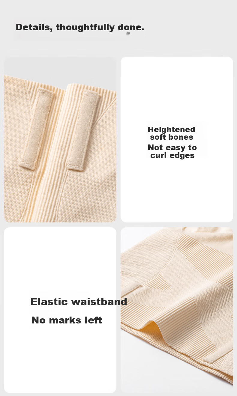 Ziyouxi High Waist Tummy Control Seamless Shaping Hip Lift Safety Shorts Postpartum Waist Slimming Underwear 8