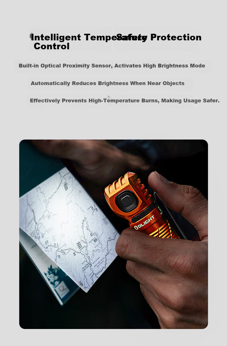 OLIGHT Warrior 3 Headlamp High Brightness Long Battery Life Waterproof Night Fishing Outdoor Work Light 5