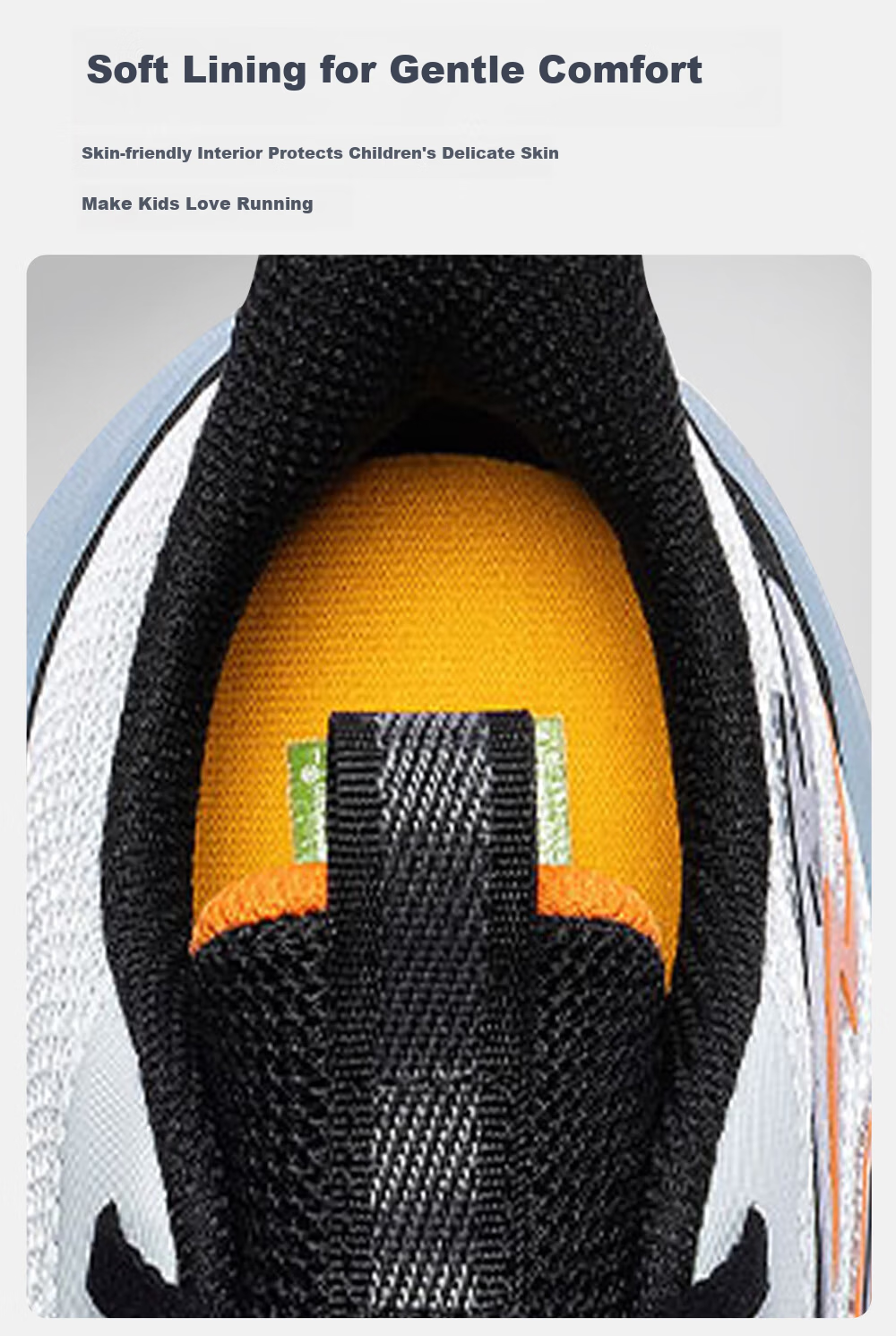 ANTA Kids Lightweight Running Shoes Unisex 2026 Spring Breathable Mesh Sports Sneakers Campus Casual A12615561 15