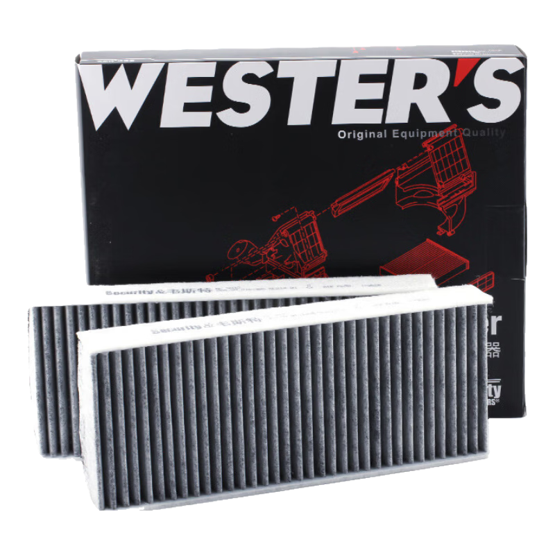 Weisite Activated Carbon Air Conditioning Filter MK9840 (Compatible with Peugeot 4008 Air Conditioning, 5008, Citroen Tianyi C5 DS7)