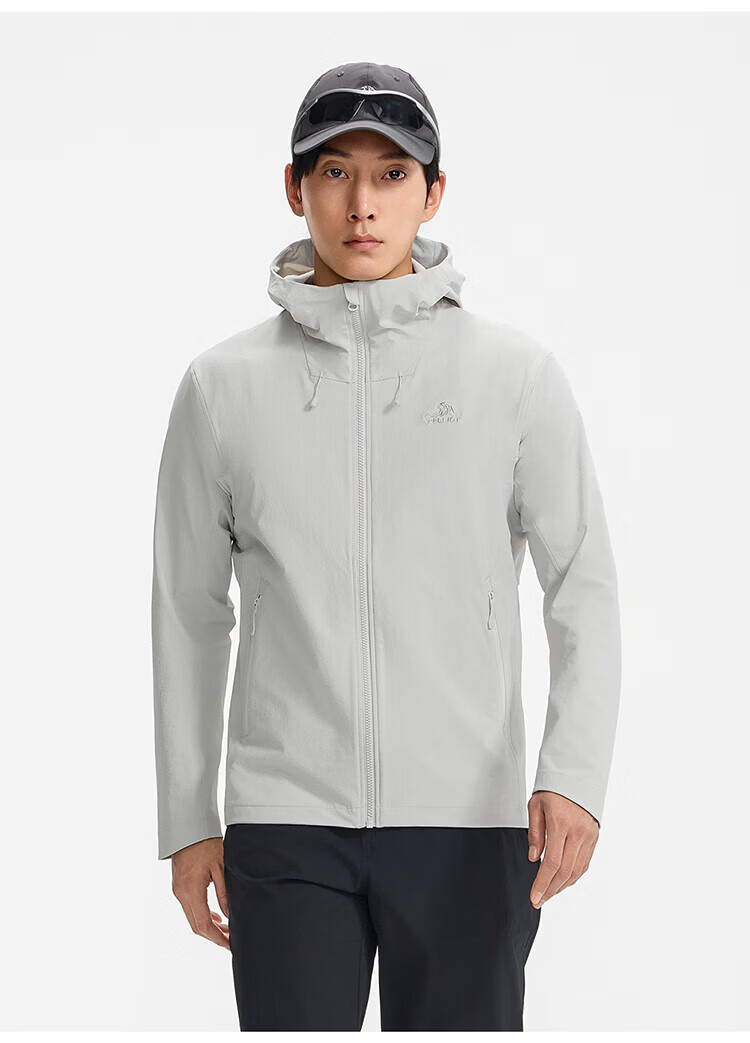 Pelliot [Wind Shield P26] Outdoor Softshell Jacket Unisex Spring CORDURA Abrasion-Resistant Hiking Coat 116106036 20