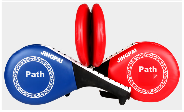 Jingpai Karate Foot Target Training Equipment for Adults And Children, Chicken Leg Target, Hand Target, Foot Board, Red, 2 Pieces 11