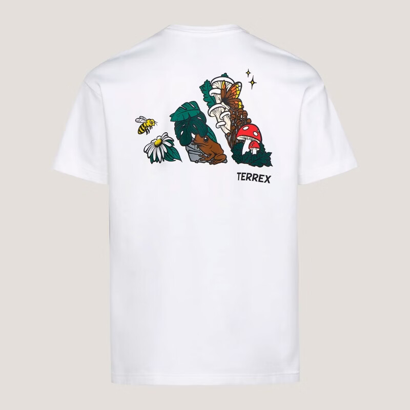Adidas Outdoor Series Unisex MT NATURE G TEE Short Sleeve T-Shirt KG3847 Green XL 5