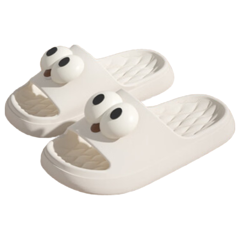 Qiumuxi Thick Sole Slippers Men Outdoor Non-Slip EVA Soft Comfortable High-Value Outdoor Couple Women's Sandals