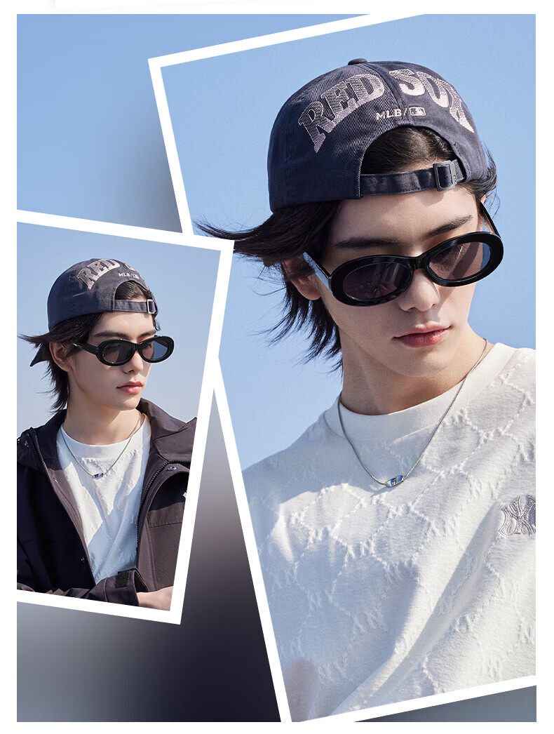 MLB Soft Top Baseball Cap Unisex Zhang Ruonan Style 38 Goddess Festival Gift 3ACPB076N-50BKS-F 6