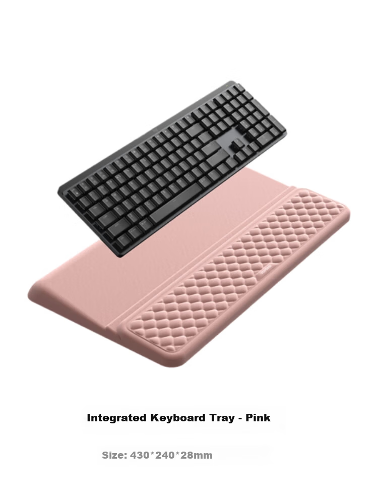 Deerwei Gaming Mechanical Keyboard Wrist Rest 2-in-1 Keyboard Wrist Support Integrated Memory Foam Wrist Pad Office Game Casual Wrist Protector Support Cushion 1