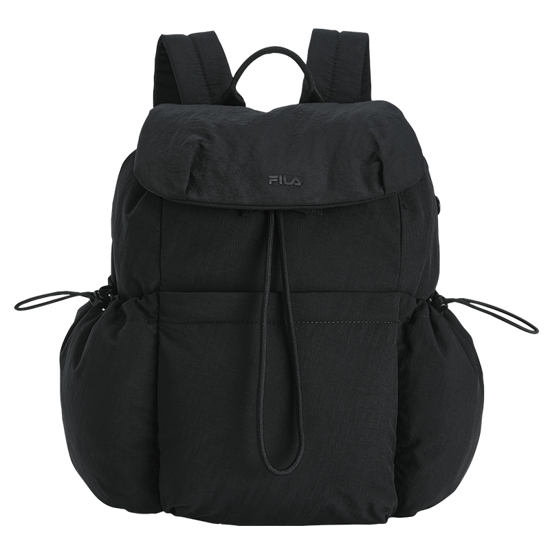 FILA Han So-hee Style Official Women's Summer Macaron Multi-Pocket Backpack School Bag Casual Bag