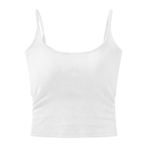 Herbal Original Color Silk Care Camisole for Women with 10A Antibacterial Chest Pad, Waist Slimming, Beautiful Back, Inner and Outer Wear Top